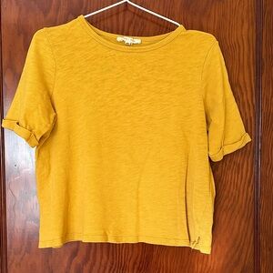 Mustard Yellow Anthro Tee